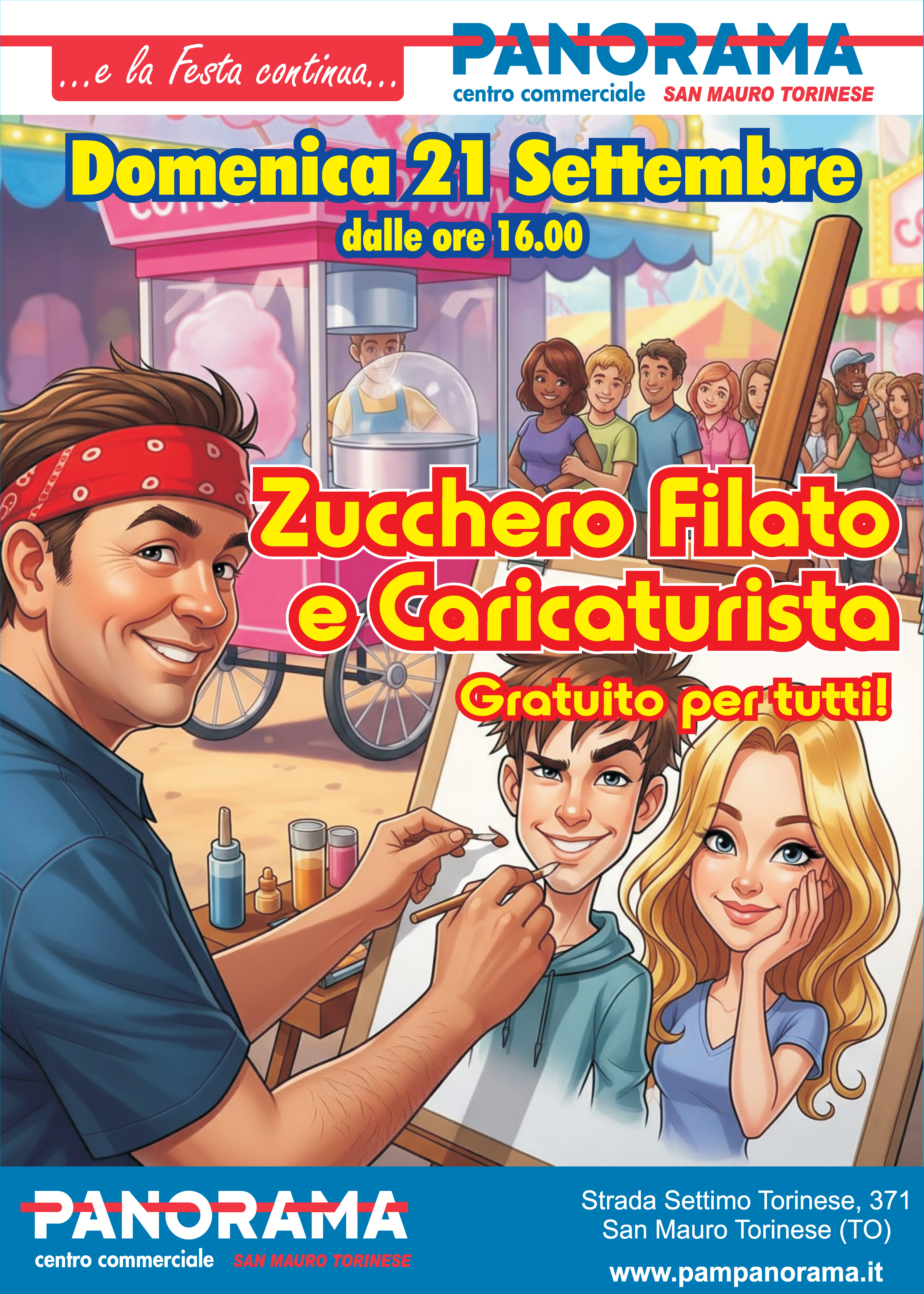 Zucchero Filato e Caricaturista