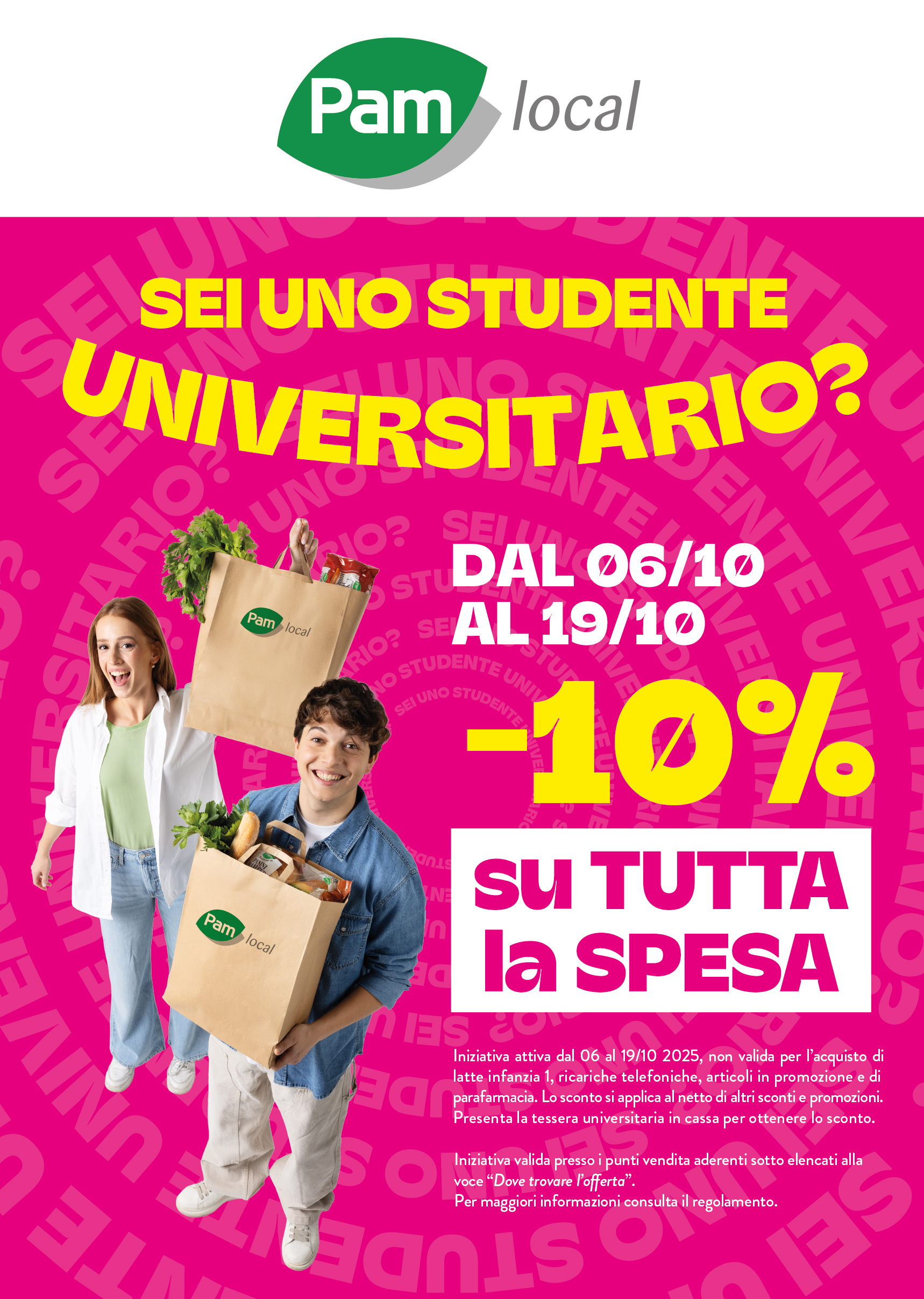 Sconto 10% universitari
