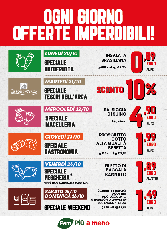 Ogni giorno offerte imperdibili!